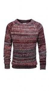 2Tone Grobstrickpullover aus Woll-Mix