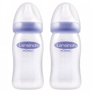 2x Weithalsflasche mit Natural