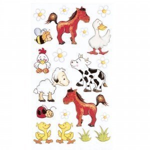 3-D-Dekosticker "Bauernhof"