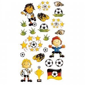 3-D-Dekosticker "Fußball"