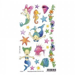 3-D-Dekosticker "Meerjungfrau"