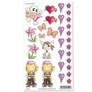 3-D-Dekosticker "Piratin"