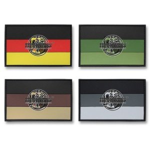 3-D Rubber Patch Deutschladflagge groß m