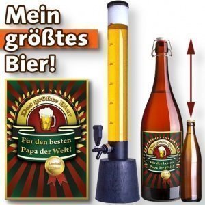 3-Liter-Bier Papa ist der Beste und Zapf