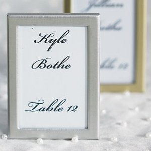 3 Magnet-Bilderrahmen, silber