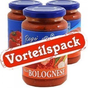 3 x Pastasaucen Vorteilspaket mit Sugo A