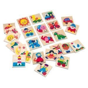 32 Erkennungsschilder aus Holz mit lusti