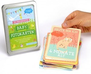 33 traumhafte Meilensteine Baby Cards