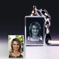 3D Foto in Glas - Schlüsselanhänger