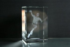 3D-Laserwürfel Handball