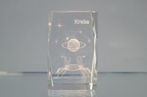 3D-Laserwürfel Krebs