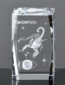 3D-Laserwürfel Skorpion