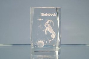 3D-Laserwürfel Steinbock