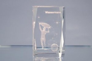 3D-Laserwürfel Wasserman
