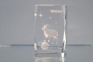 3D-Laserwürfel Widder