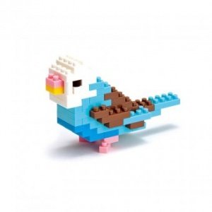 3D-Puzzle Budgerigar blue opalin