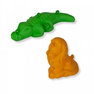 3D-Sandform Löwe & Kroko-