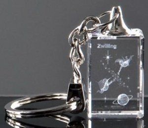 3D-Schlüsselanhänger Zwilling