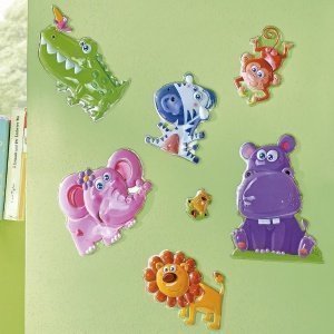 3D-Wandsticker "Safaritiere"