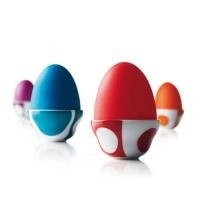 4 Eierbecher Farben  Verner Panton