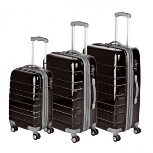 4-Rollen-Trolley Travel, 3er-Set