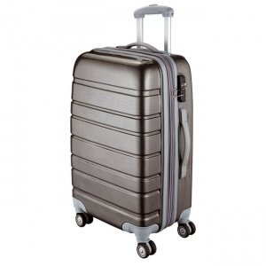 4-Rollen-Trolley Travel carbon silber gr