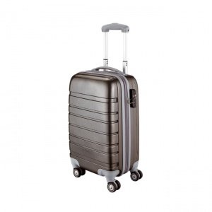 4-Rollen-Trolley Travel carbon silber kl