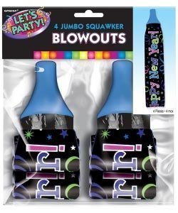 4 Tröten/ Luftrüssel *Happy New Year*