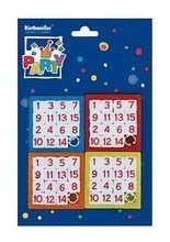 4 Zahlenspiele Zahlenrätsel weiss-schwar