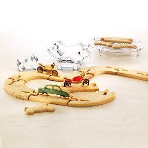 4-teiliges Ausstecher-Set Stehkekse ´Fah