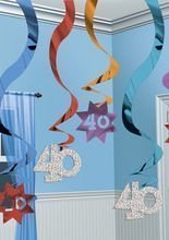 40. Geburtstag Hängedeko 15 St.