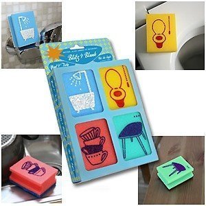 4er Set Spezial - Schwämme ´Blitz & Blan