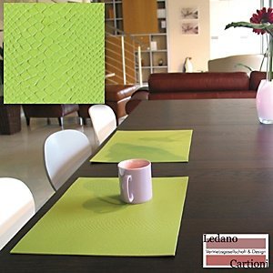 4er-Set Tisch-Set ´Cobra´ aus Ledano Lin