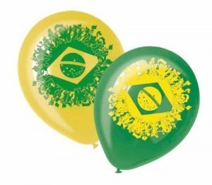 5 Luftballons * BRASILIEN / FUSSBALL WM 2014 * 