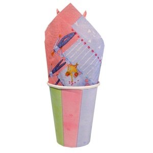 5 Pckg. Partybecher Modern Art