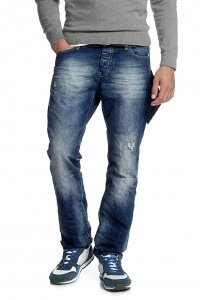 5-Pocket Used-Jeans