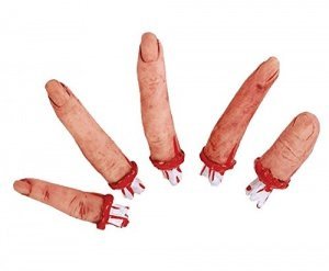 5 abgetrennte Finger Halloween