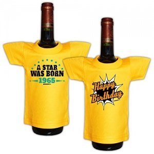 50.Geburtstag Verpackung Set für Flasche