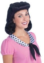 50er Rockabilly Damenperücke mit Tolle h
