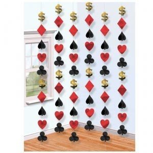 6 Deckenhänger *Poker*