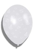 6 Just Married Luftballons pearl