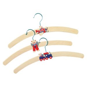 6 Kleiderbügel mit Brummbär Motiv von Me