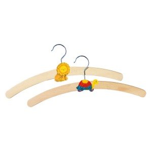 6 Kleiderbügel mit Zoo Motiv von Mertens