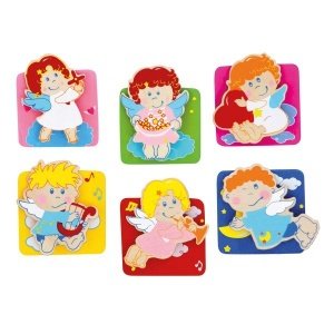 6 Magnetnotitzhalter für Kinder - Motiv 
