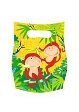 6 Partytüten Safari Kindergeburtstag-Dek