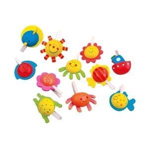 6 tolle Geschenk Klammern mit lustigen M