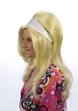 60er Jahre Perücke toupiert blond