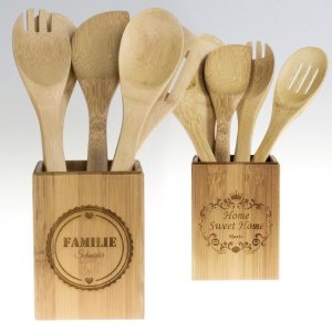 6tlg. Küchenset mit Gravur
