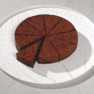 7/19 ÈME Tortenplatte mit Schnittmuster