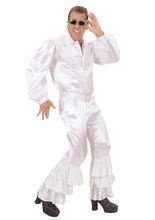 70er Disco Satin-Schlaghosen Herren mit 